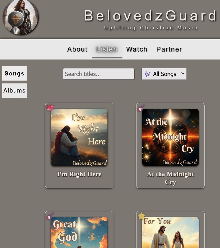 BelovedzGuard Music app